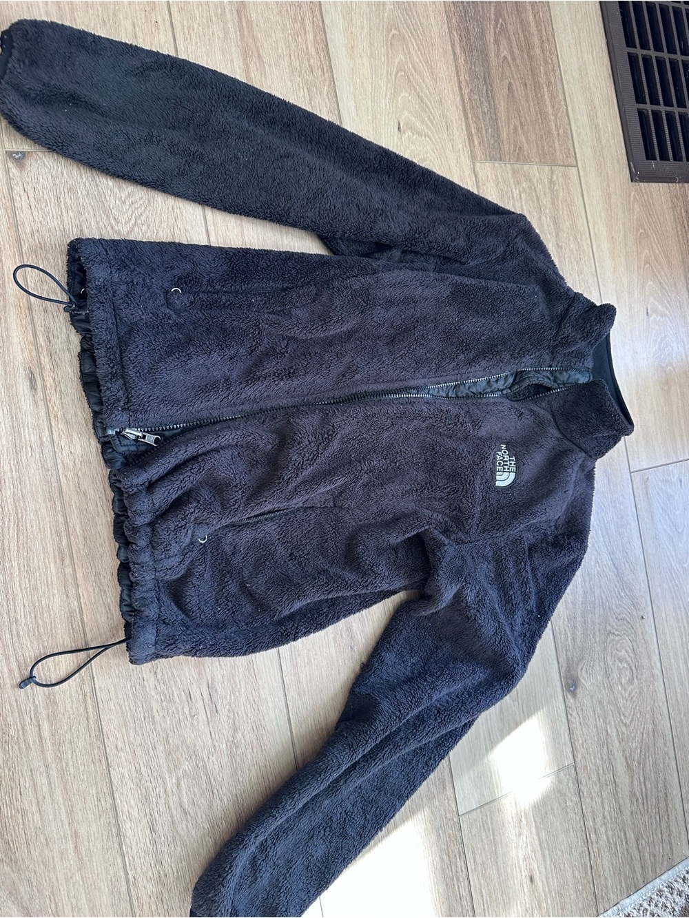 The North Face black Fleece zip up